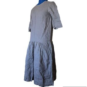 COTTON CANDY WEAR drop waist linen dress